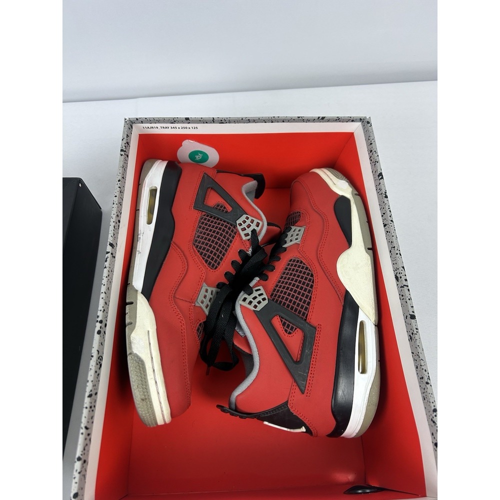 Air Jordan 4 Retro Mens 8.5 Fire Red Toro Bravo 308497-603 w/ Box 2013